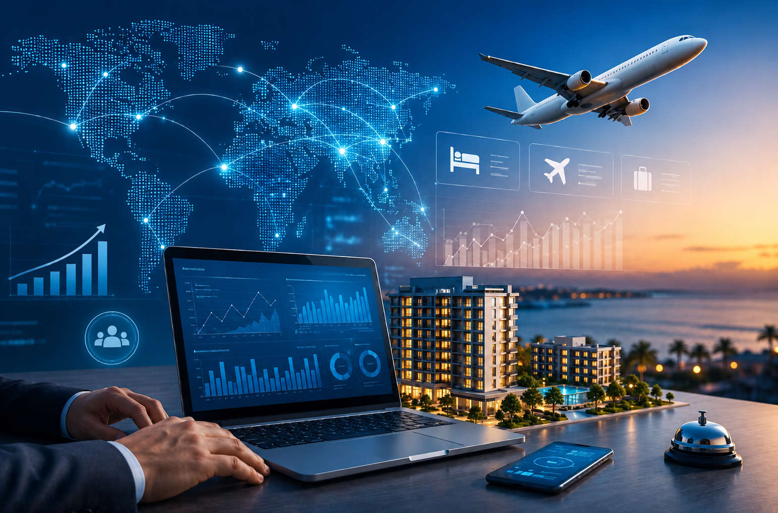 Connected group travel, itineraries and booking operations